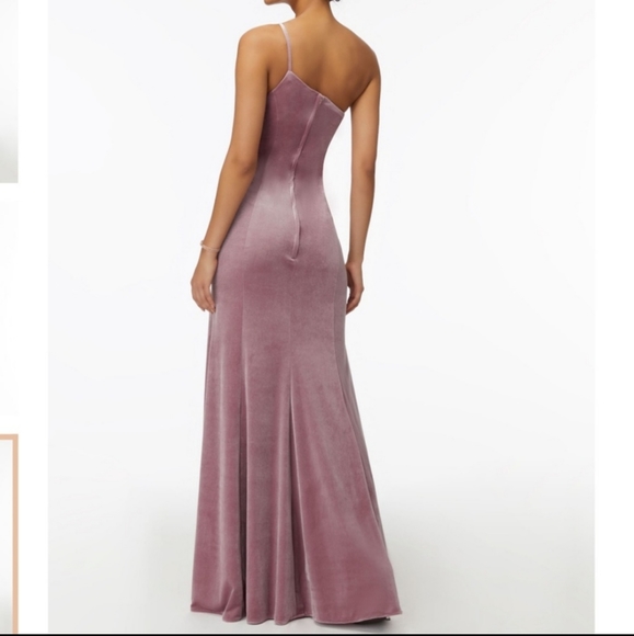 NWT Authentic Mori Lee One Shoulder with Slit Gown - Picture 2 of 2